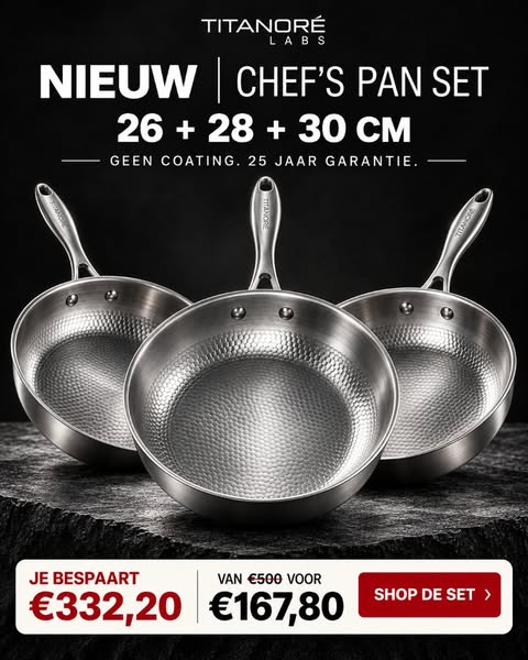 Nieuw | Chef's Pan Set