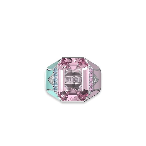 Artdeco Prism Diamond Cocktail Ring
