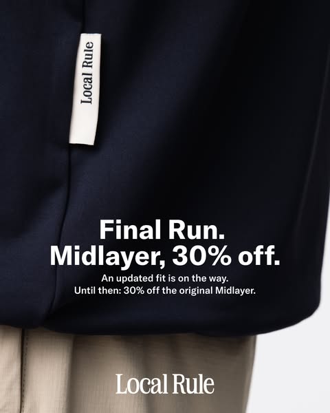 Save 30% on our Midlayers.