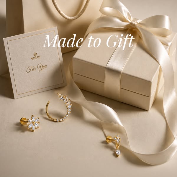 14K Gold Piercing Jewelry