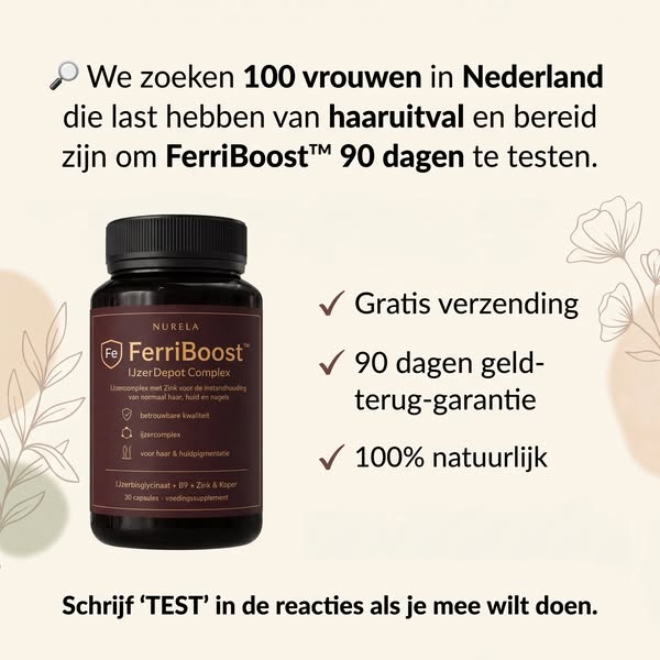 Schrijf TEST in de reacties