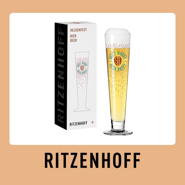 Bierglas | Heldenfest | Ritzenhoff X Rebecca Buss €22.95