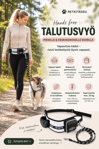 Vapauta kätesi lenkeillä!
