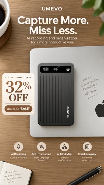 SUMMER MEGA DEAL: Get 32% OFF UMEVO Note Plus!