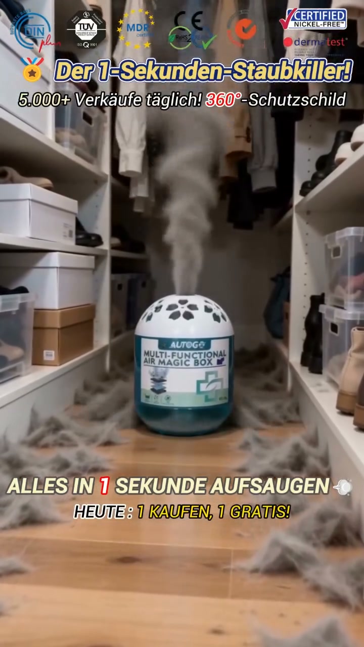 AUTOGO Magic Box – Frische Luft ohne Strom