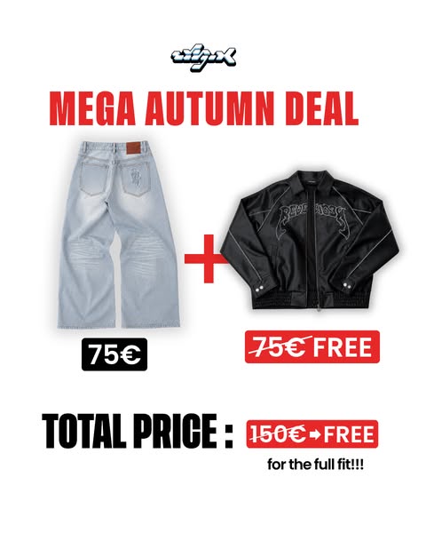 BAGGY FIT JEANS [BLUE]