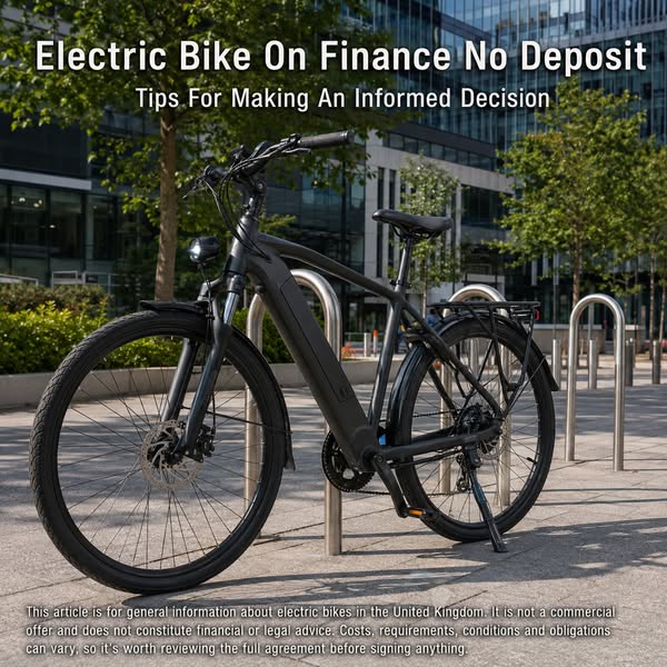 Electric Bike On Finance No Deposit