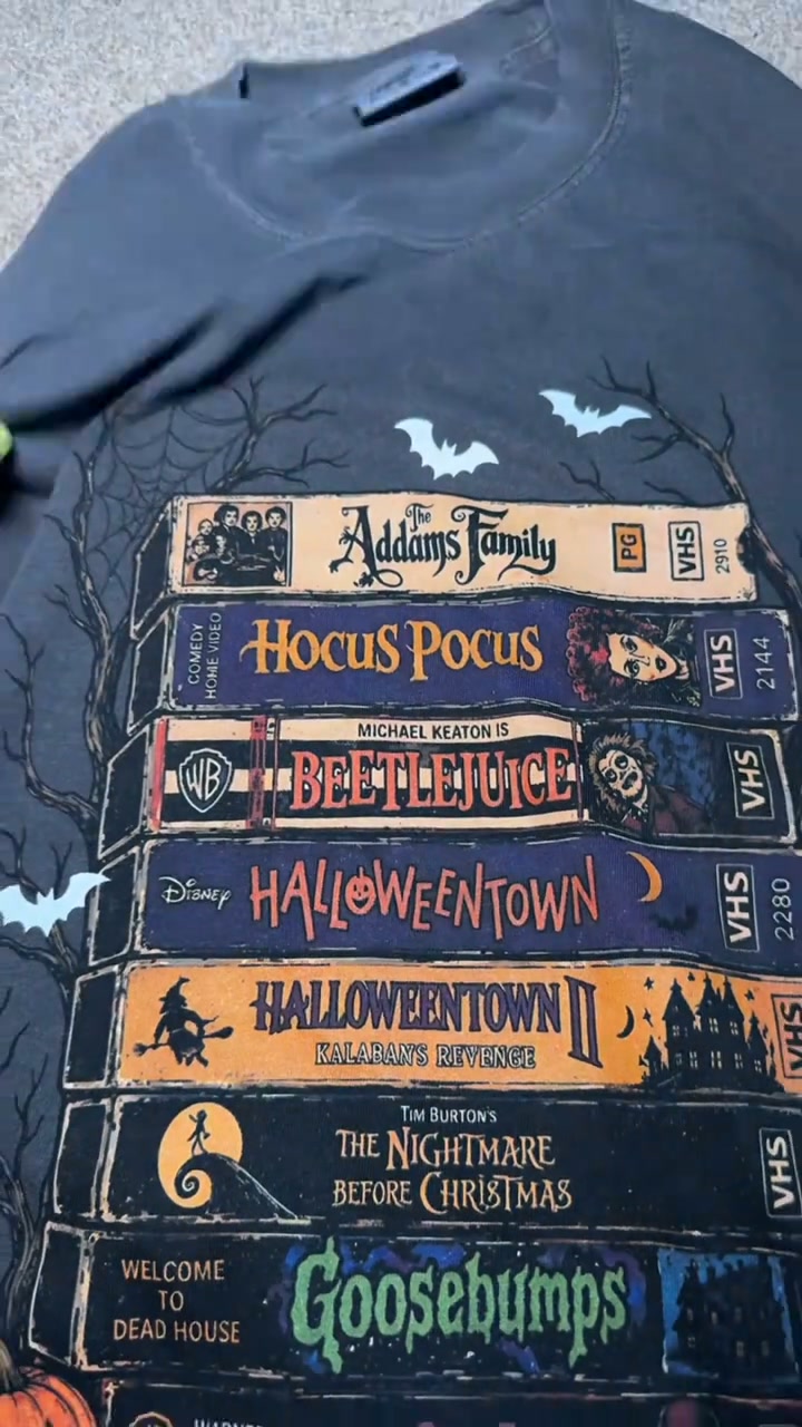 Vintage Halloween VHS T-shirt