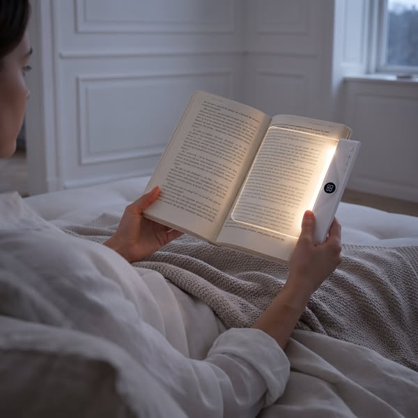 LÆSELYST Boglampe Lad din partner sover – 249