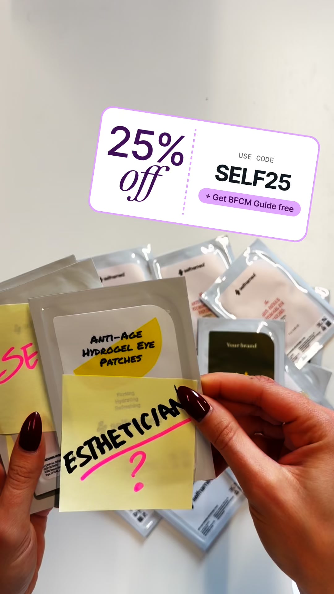 25% off everything. Code: SELF25.