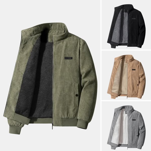 Veste en Velours Côtelé ROUSSEL PARIS · Doublure sherpa
