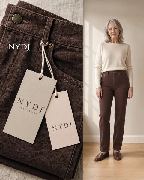 Marilyn Straight Jeans | Bitter Chocolate