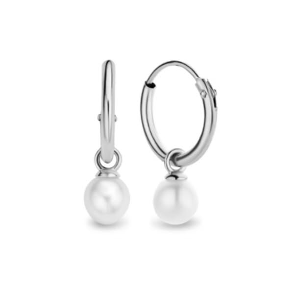 S925 Sterling Silver Freshwater Pearl Drop Earrings$18.99