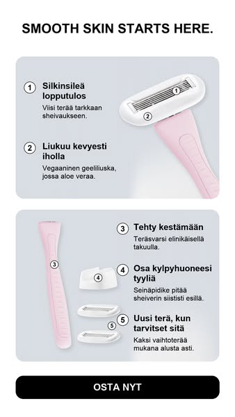 Suunniteltu herkälle iholle