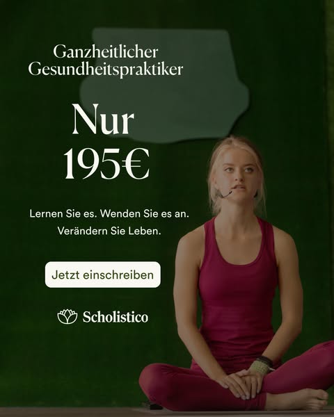 Vom wellnessbegeisterten Laien zur zertifizierten ganzheitlichen Gesundheitspraktikerin – nur 195€