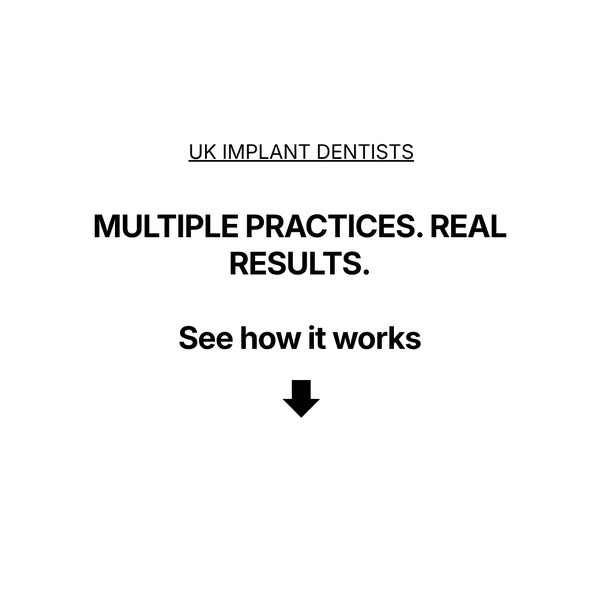 [dentists] get 3-5 new implant patients per month