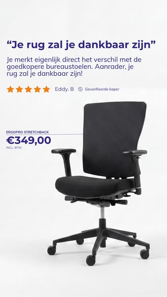 Ergonomische bureaustoel