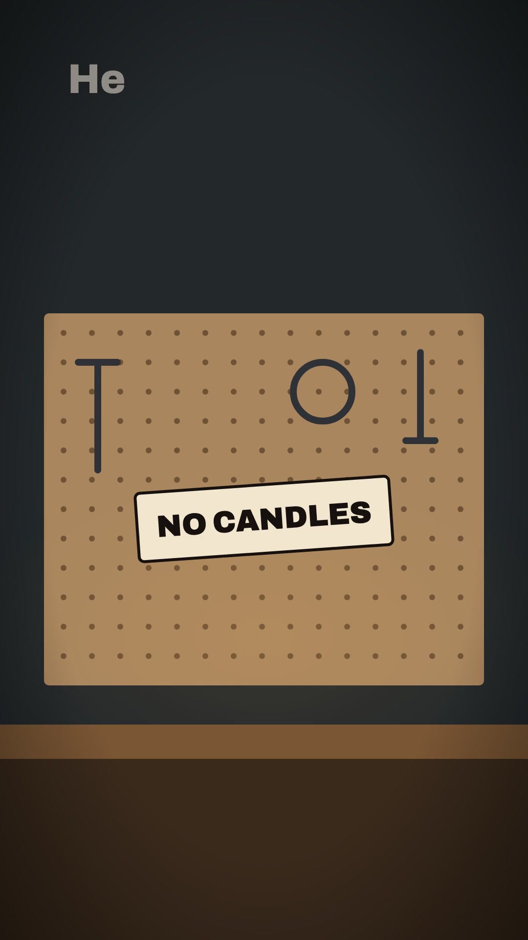 The candle that never burns a hole