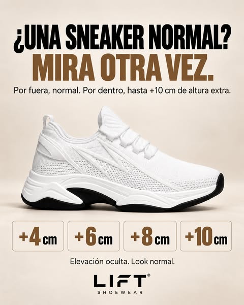 Gana hasta +10 cm de altura