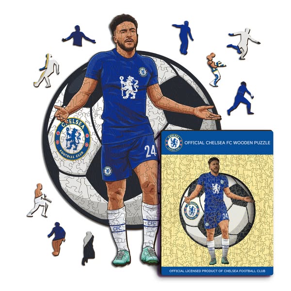 Reece James - Puzzle en Bois