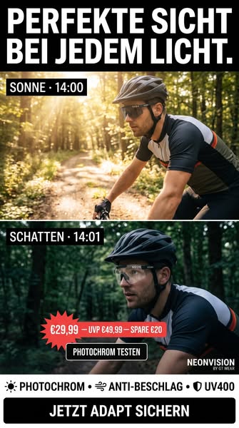 Gläser wechseln in Sekunden!
