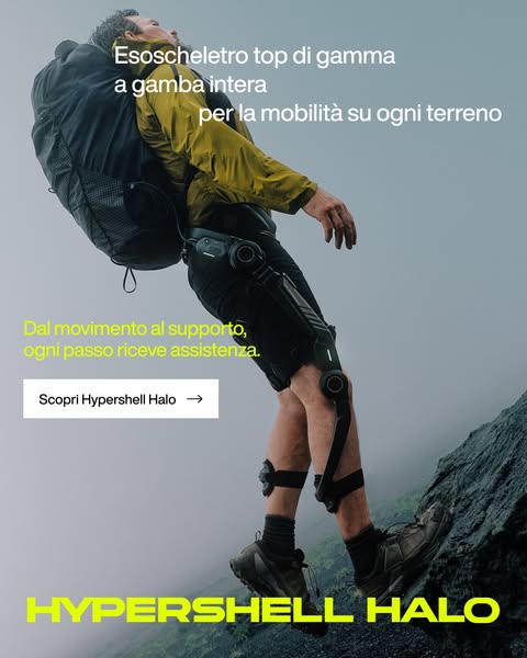 Preordina l’esoscheletro Hypershell HALO | Rendi ogni passo più leggero