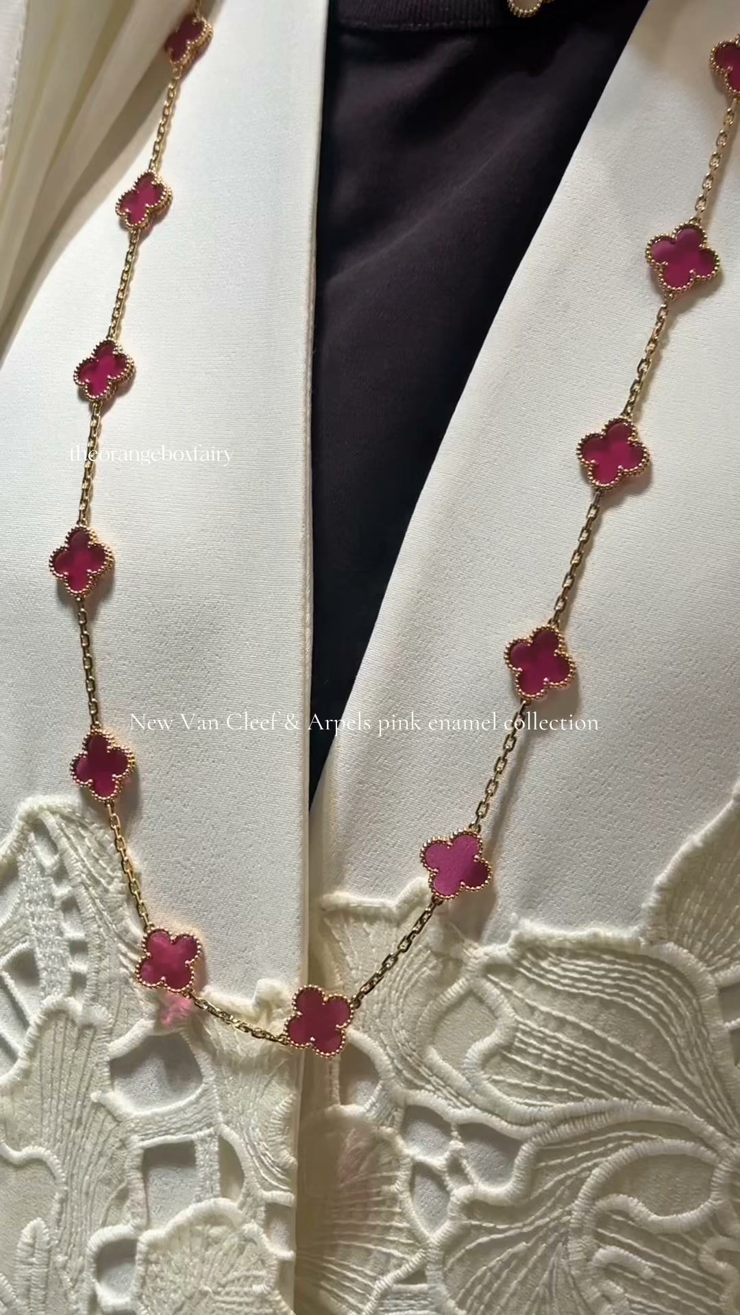 Pink enamel collection