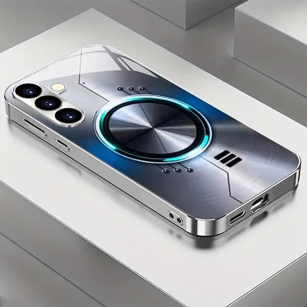 Aperture Brushed Pattern Tempered Glass Case