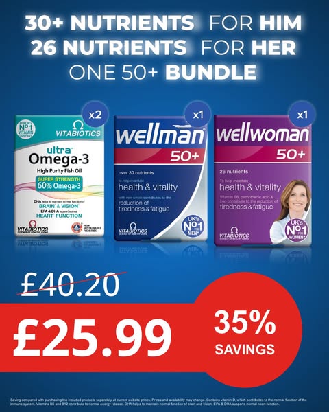 Save 35% On 50+ Vitamins Bundle