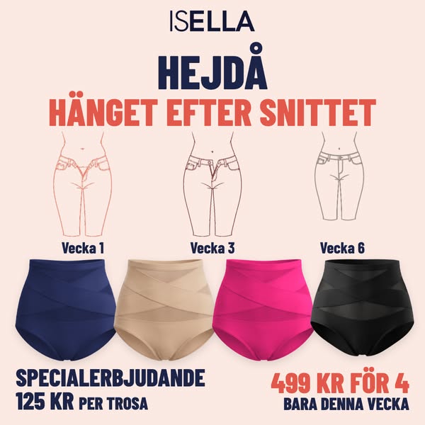 Platt mage från första dagen