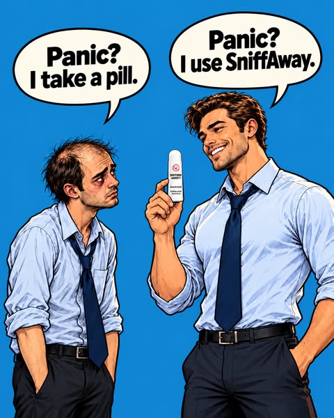 The $17 "Panic Inhaler" on everyone's Facebook