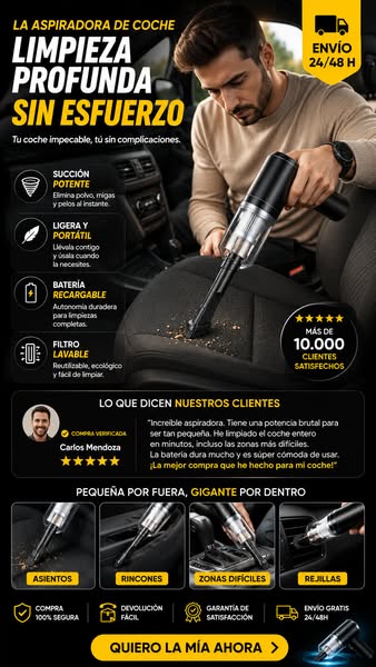 Tu coche siempre impecable, estés donde estés