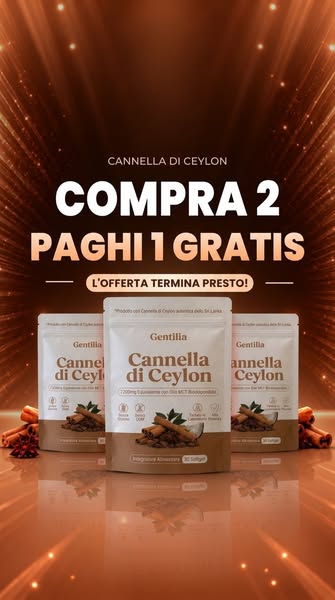 Cannella di Ceylon 7200mg Equivalente in Olio MCT