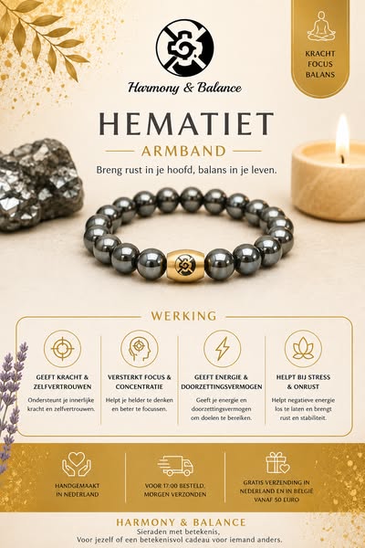 Draag de kracht van Hematiet