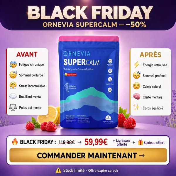 BLACK FRIDAY — −50% sur Ornevia SuperCalm