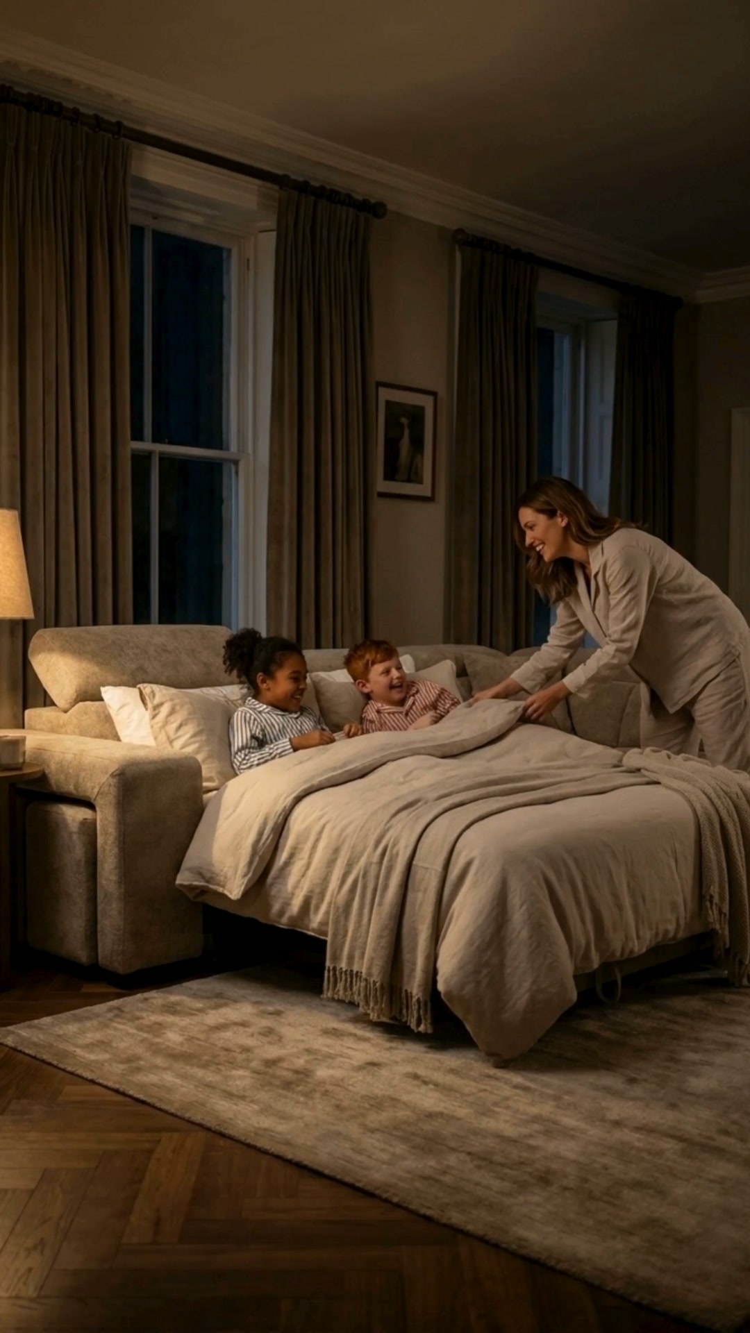 Hide clutter. Reveal comfort.