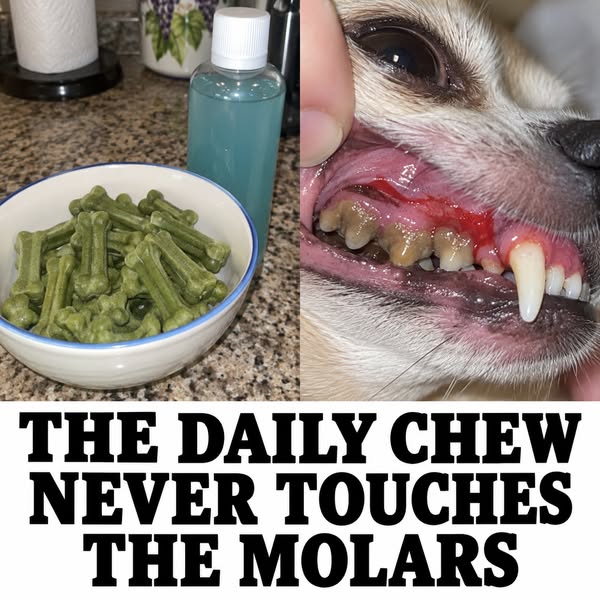 The spray that reached what chews never could