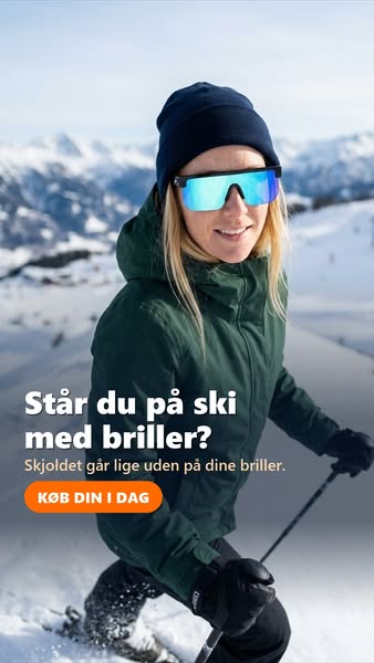 Ski med brillerne på
