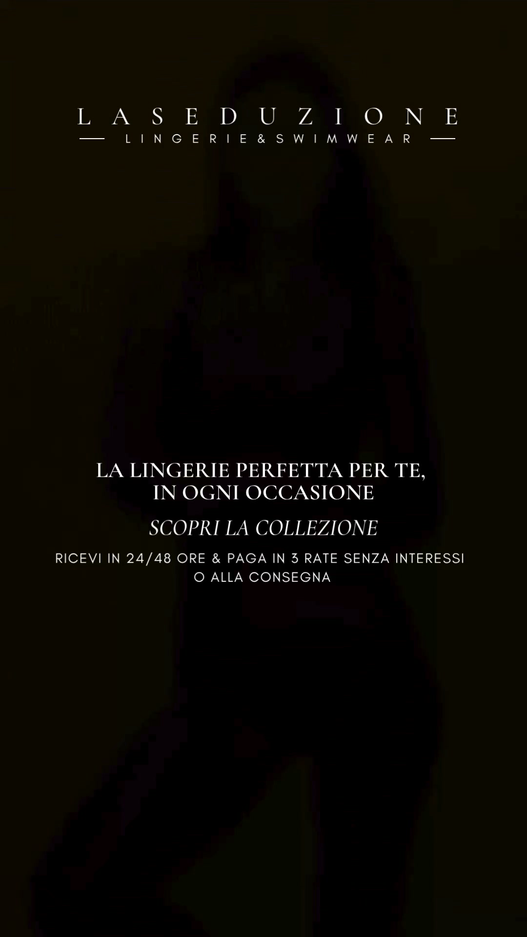 Seducente, raffinata, irresistibile. Scopri la lingerie che accende ogni momento.