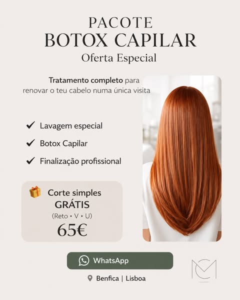 Pacote Botox Capilar — Oferta Especial