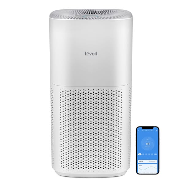 Oczyszczacz powietrza Levoit Core 600S Smart HEPA. Skuteczność 99,97%