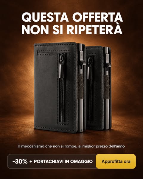 30% + Portachiavi in omaggio