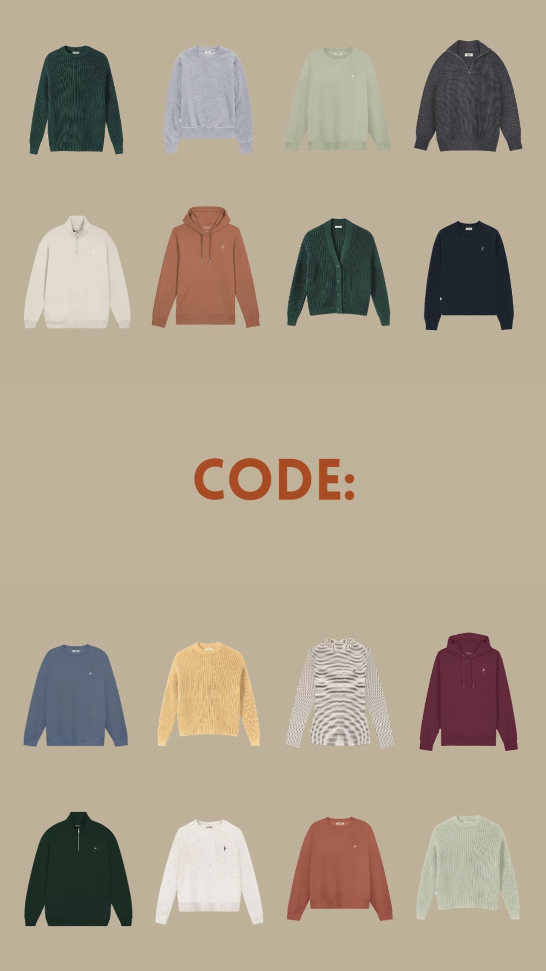 Sweater Special: 20 % Rabatt