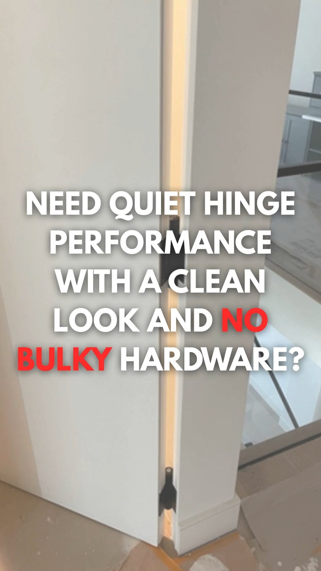 Need quiet hinge performance with a clean look and no bulky hardware? A door can look refined on opening day and still become a daily proble
