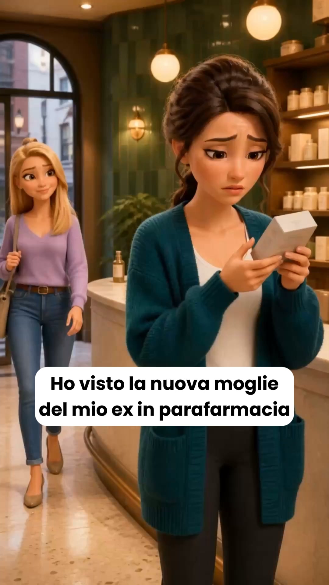 Mi ha sorriso con pietà.