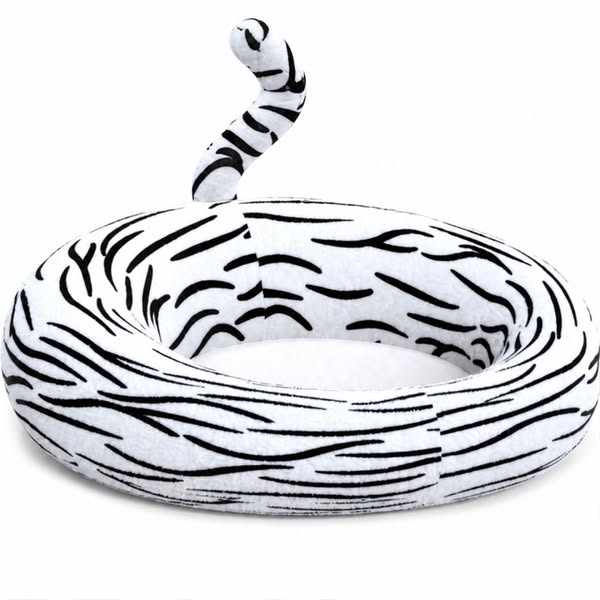 Pet Bed Κρεβάτι Σκύλου – Γάτας Zebra Tail – 60x60x37cm