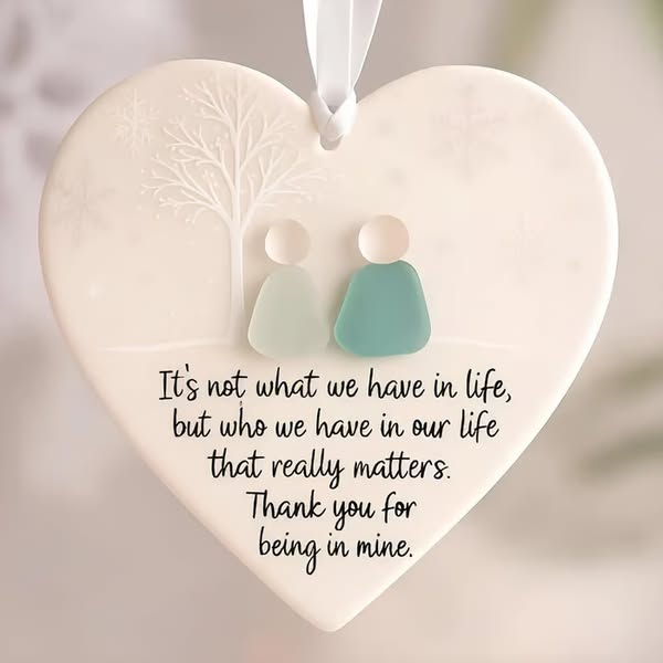 Last Day 49% OFF - Heart-Shaped Sea Glass Friendship Decor - BUY 1
