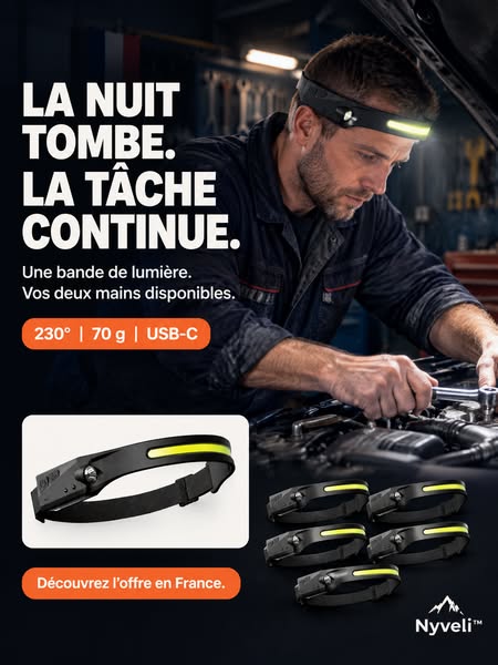 Nyvelight™ – La lampe frontale 230°