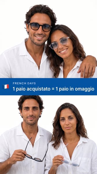 1 PAIO ACQUISTATO = 1 IN OMAGGIO