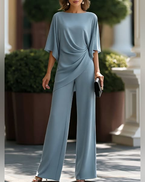 A two piece that reads as a dress